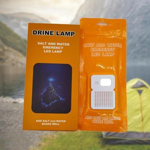 Lampes de poche torches eau salée lampe à LED Camping en plein air étanche Portable d'urgence réutilisable pour la survie pêche de nuit