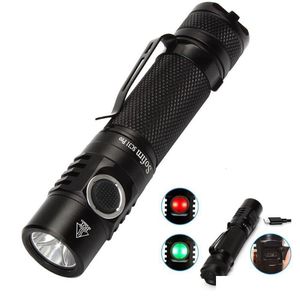Flashlights Torches Sofirn Sc31 Pro Led Flashlight Powerf Rechargeable Torch Usb C Sst40 2000Lm Anduril Outdoor Tactical Drop Delive Dh83U