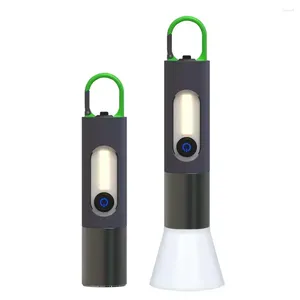 Zaklampen Zaklampen Superheldere LED 4 modi Multifunctionele campingzaklamp Oplaadbaar werklicht Buiten Waterdicht noodgeval