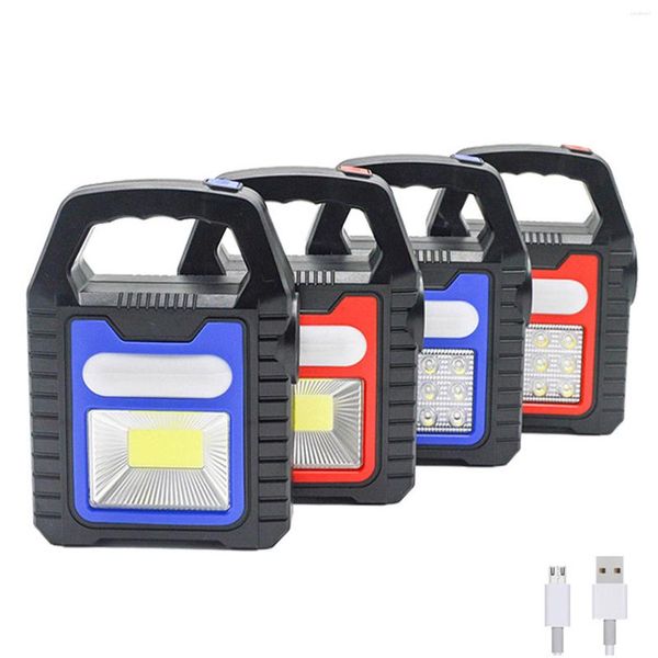 Lampes de poche Torches USB Charge extérieure haute luminosité Camping Lampe de travail pour sortie cyclisme voyage