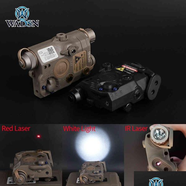 Linternas Antorchas Wadsn U Versión Airsoft La-5C Peq 15 Red Dot Laser Sight Linterna Ir Lazer La5 Softair Arma de caza Arma Luz Dhhpq