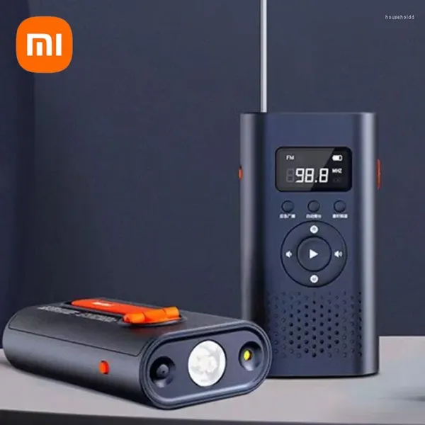 Linternas Antorchas Xiaomi Nextool 6 en 1 AM Radio FM Linterna Generación de energía manual Alerta de emergencia Luz láser 4500 mAh Banco