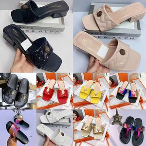 Platte bodem kalfsleer sandalen kwaliteit top beroemde designer dames kurt schoenen lederen strand slip-on dia