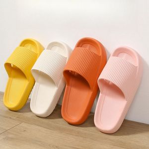 Platte bodem slippers schoenen vrouw ontwerper eva dik opgeloste slippers lichtgewicht flexibele en duurzame vrijetijdsbestand huis indoor cool dweilen op blote voeten massage