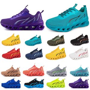 Platte GAI Running Lente Schoenen Mannen Schoenen Zachte Zool Bule Grijs Nieuwe Modellen Mode Kleur Blokkeren Sport Big Size One10 690