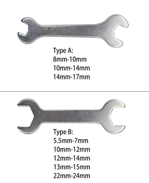 Vis à tête plate Double ouverte ouverte Rotary Rotary Repair Tool Spanner7645002