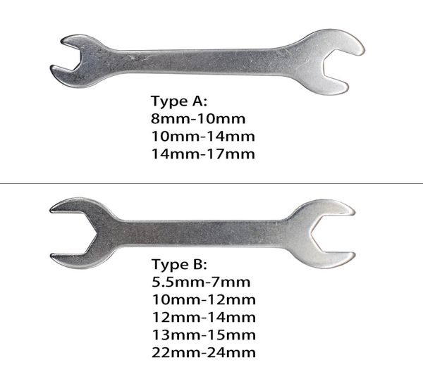 Vis à tête plate double Téletée à l'extrémité Rotary Rotary Retary Tool Spanner3832079