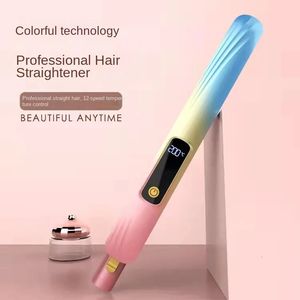Flat Iron Hair Slager Professional Fast Electric Straighting Curls Styling Tool 110-240V 240514