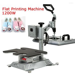 Machine d'impression plate magnétique multifonction thermique 1200W 29 38cm chaussettes toile chaussures LOGO estampage