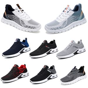 Menores de carrera plana Modelos de primavera zapatos nuevos suaves de color gris bloqueo de color gris deportes transpirables cómodo gran tamaño 39-45 tendencia 95