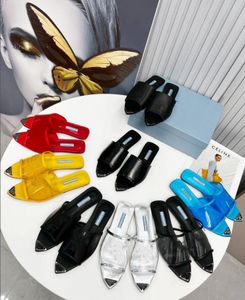 Platte sandalen vrouwelijke luxe designer sandalen ontwerper luxe meid dia sandalen casual flip-flops maat 35-41