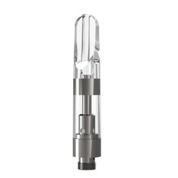 Platte schroef M6T Vape-cartridges G5 Keramisch Plastic 0,8 ml 1,0 ml Helder 510 draad Opschroefbare lege karren Verpakt in schuim