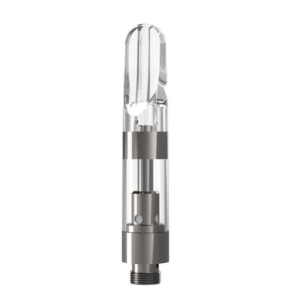 Tornillo plano M6T Vape Cartuchos G5 Cerámica Plástico 0,8 ml 1,0 ml Claro 510 Hilos Carros vacíos atornillados embalados en espuma