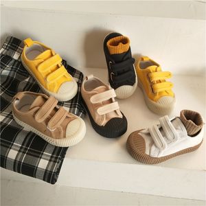 Platte schoenen kinderen canvas schoenen peuter babyjongens sneakers meisjes snoep kleur casual schoenen baby kinderen ademende vrijetijdsschoenen zacht 230811