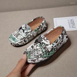 Flat Shoes Summer Children's Luxury Kids Loafers 2022 Teen For Boys Girls Tennis Mocasins Children Piercing Casual Boat