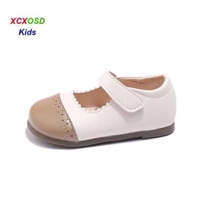 Platte schoenen xcxosd Kids 2024 Spring Girl Prinsesschoenen Nieuwe Mary Jane Baby Small Autumn Flats zachte Koreaanse maat 22-31 WX5.28