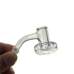 10mm Mannelijke Domeless Banger Quartz Charmer Nagel met 14mm 4mm Dikke Bodem Lange Nek Vortex Emmer Mini Reizen Roken Controletoren Nagels