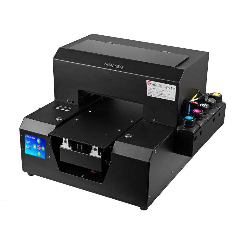 Platonowa drukarka UV A4 do akrylowej metalowej mobilnej okładki TPU Maszyna do drukowania Małej Rozmiar łatwej pracy