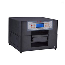 Impresora de cama plana para máquina de impresión de caja de teléfono de acrílico de PVC de madera de cerámica de vidrio con software RIP gratuito