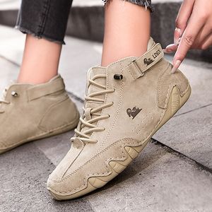 Flats comfortabele enkel dames laarzen vrouwen 923 waterdichte schoenen winter laarsjes vrouwelijke casual high top sneakers schoeisel 230923 230 953