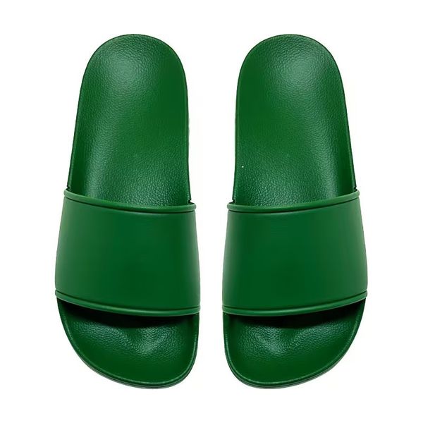 Pisos zapatillas para hombre para mujer sandalias de goma verano playa baño piscina zapatos verde oliva