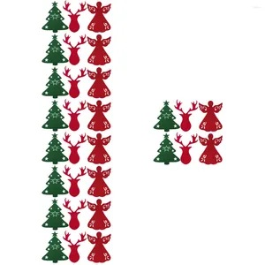 Ensembles de couverts 30 porte-couverts de Noël argenterie de fête Table de Noël