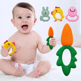 Flatse sets Cross Border Baby Products Cartoon Gum Diy Grade Siliconen Bite Lijm Knijterstick speelgoed
