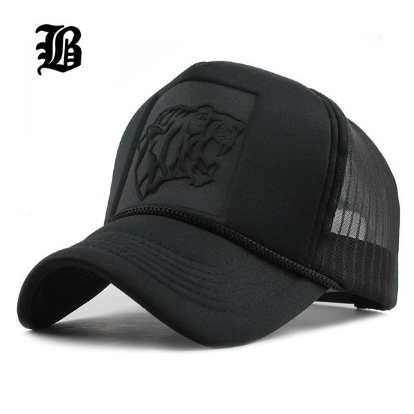 [FLB] Hip Hop Negro Leopardo Estampado Curvo Gorras de béisbol Malla de verano Snapback Sombreros para mujeres Hombres Casquette Trucker Cap 201019