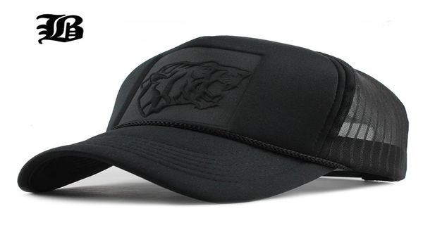 FLB Hip Hop, gorras de béisbol curvadas con estampado de leopardo negro, sombreros Snapback de malla de verano para mujeres y hombres, gorra de camionero 2010191112391