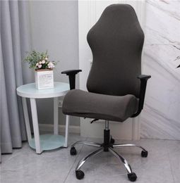 Fleece Game Chair Cover Spandex Chair Cover Elastische stoel voor computer Office Seat Protector Dining Slipcover19341362