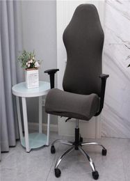 Fleece Game Chair Cover Spandex Chair Cover Elastische stoel voor computer Office Seat Protector Dining Slipcover16723753