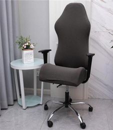 Fleece Game Chair Cover Spandex Chair Cover Elastische stoel voor computer Office Seat Protector Dining Slipcover17183413