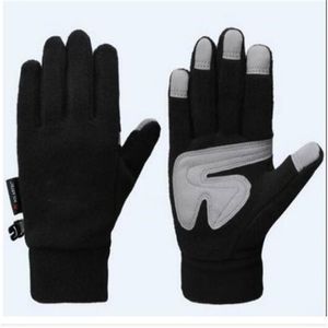 Guantes de lana con letras Diseño de moda Guante de invierno A Prueba de viento Mitones cálidos Hombres Mujeres Telefinger Guantes de pantalla táctil Montar al aire libre Guante de lana Accesorios de moda