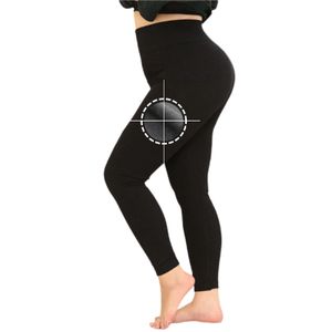 Leggings épais doublés en polaire grande taille pour femme – Extensible, épais, chaud et confortable – Pleine longueur – Doux et doux au beurre 240229