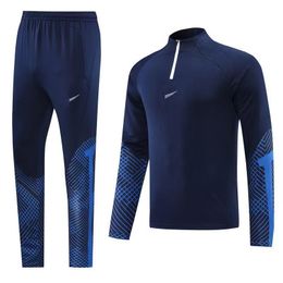 Fleece Mens Track Sportsuits Half Zip Up Tech Sportswear Sportswear de moda de secado rápido Tamaño de la ropa de entrenamiento 2xl Qing9527 Qing9527
