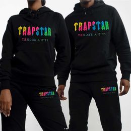 Pantalons en polaire Femmes Designers Survêtements S-XL Mens Trapstar Sweat à capuche ou taille homme Vêtements Tech Sport Pull Sweats à capuche Tracksui Motion Current 28ess