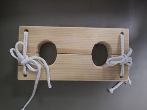 Vellón de madera Mano Tobillo Puños BDSM fetiche esposas Bondage Set Cama Sexo Bondage Restricciones Juguete Y201118