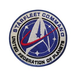 Fleet Academy Command Logo -pakket Accessoires Star Trek Tactical Badge Embroidery Hookloop Patch Tactical Military Stickers