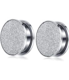 Flesh Tunnel Plut Glitter Glitzer Fake Plug Tunnel Piercing Silver Gol