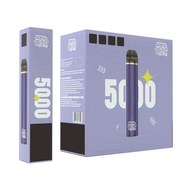 Flex maxi 5000 bouffées batterie 650mah dispositif de pré remplissage 12ml autorisation e-cigarette jetable 17 saveurs Vape desechable randm tornado