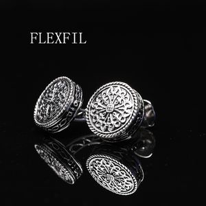 FLEXFIL Sparta style chemise bouton de manchette pour hommes designer métal bouton de manchette bouton mâle haute qualité luxe mariage livraison gratuite