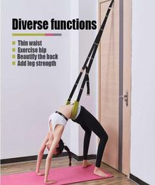Flexibilité Stretch Stretrage de la leg de jambe pour le ballet Cheer Dance Dance Gymnastique Traineur Conception du Design Yoga Stretch Belt Yoga Rope7579767