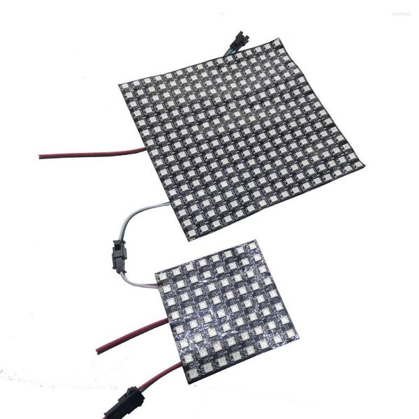 Panel de matriz de píxeles Flexible, 16x16, 8x8, 8x32, módulo Led WS2812B, WS2812 IC, direccionable individualmente, DC5V