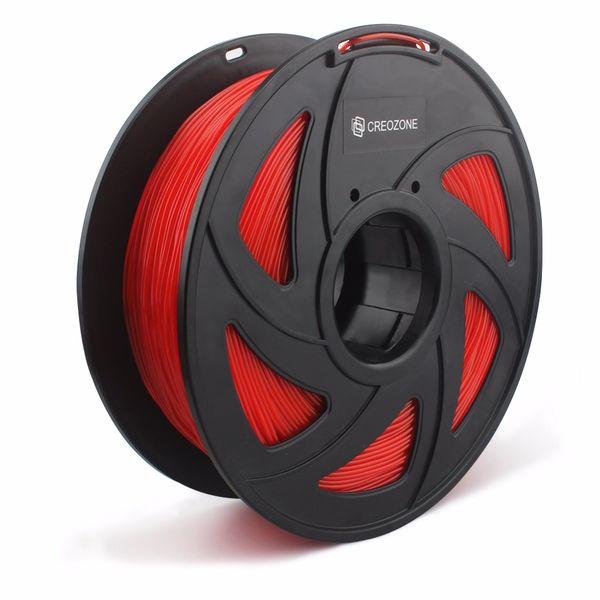 Livraison gratuite Filament d'imprimante 3D flexible TPU Flex Plastic pour imprimante 3D 1.75mm 1KG Matériaux d'impression 3D Couleur rouge