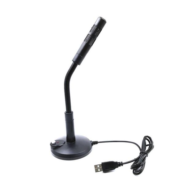 Microphone USB de bureau flexible avec PC portable Mac PS4 Microphones Col de cygne Compatible USB Rechargeable Réunion étude en ligne utilisation