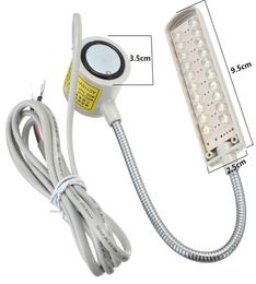 Machine de couture industrielle flexible en chèvre industrielle 20 lampe lumineuse de nuit LED 110250 VGNAGNE MAGNÉTIQUE PINS PINS PING 7396802