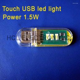 Flexibele mini Portable Touch USB LED -lamp Torsie Torsie Aanpassing Hoeklamp voor PC Notebook Laptop 5 stcs/Lot