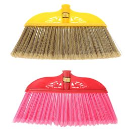 Flexibele rubberen bezem en blikset voor schoonmaakgebruik binnen en buiten - Veelzijdige huishoudelijke schoonmaakset 240103