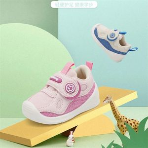 Flexibele rubberen zool babyschoenen Outdoor Infant Born Walkers Toddler Sneakers Boy Girl Casual Sport Ademend 240313