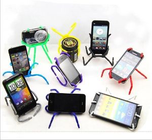 Supporto flessibile a ragno per telefono cellulare Supporto universale multiuso per telefoni cellulari Staffa per clip per telefono mescolare i colori